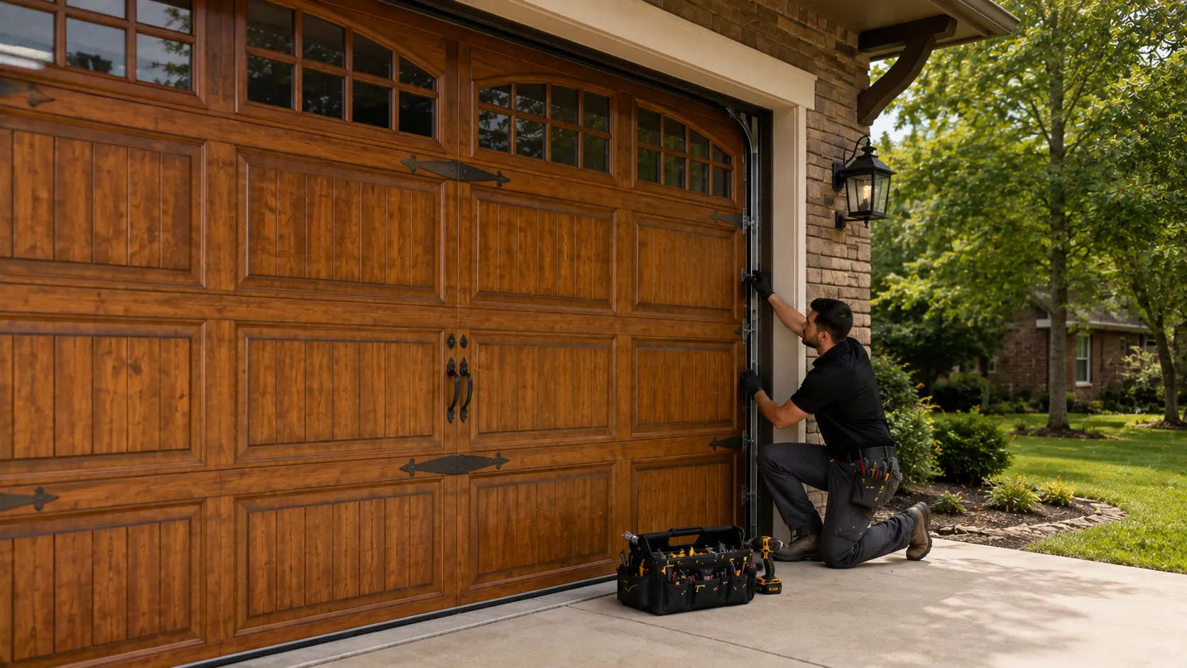 Tell us what’s wrong - Humble garage door service
