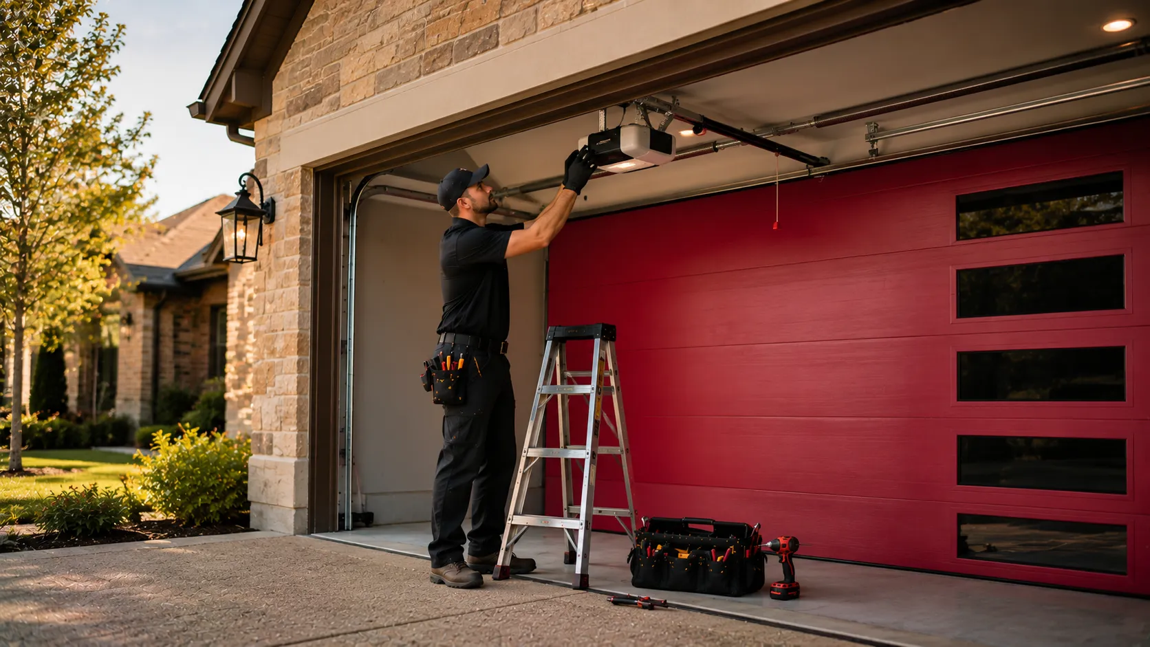 Tell us what’s wrong - Humble garage door service