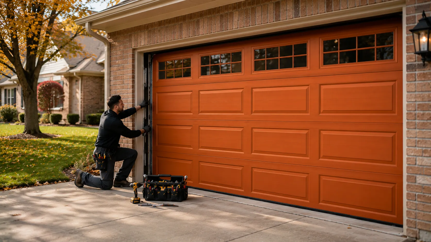 Tell us what’s wrong - Humble garage door service