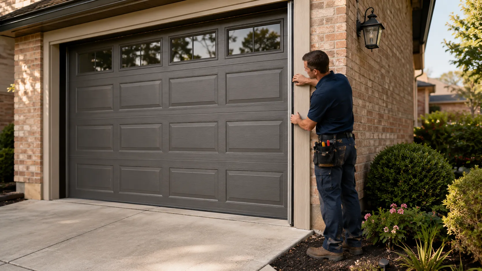 Clear, up-front plan - Humble garage door service
