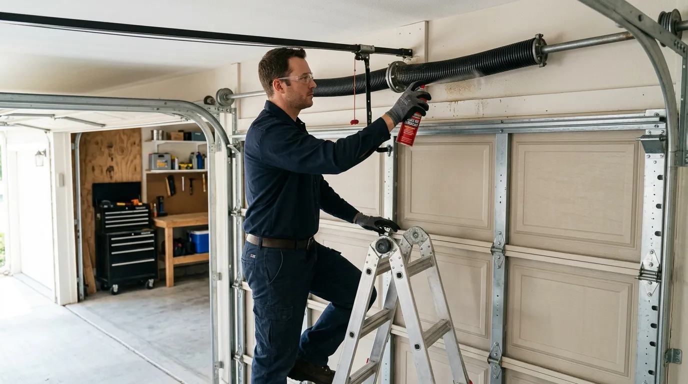 Repaired & tested - Humble garage door service