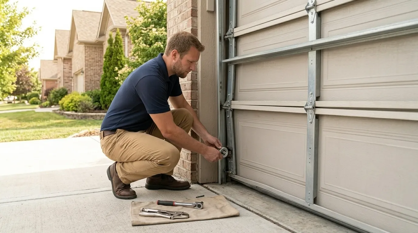 Repaired & tested - Humble garage door service
