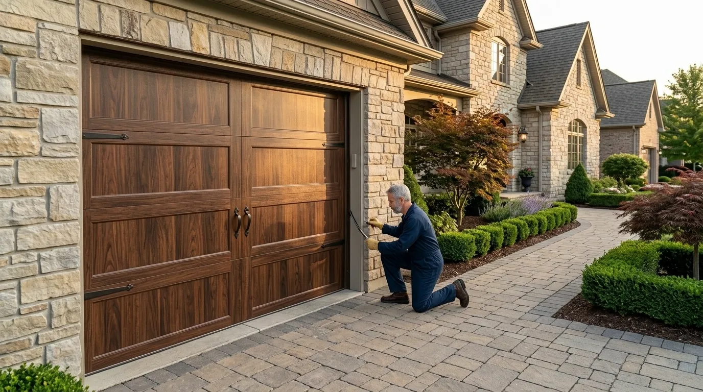 Repaired & tested - Humble garage door service