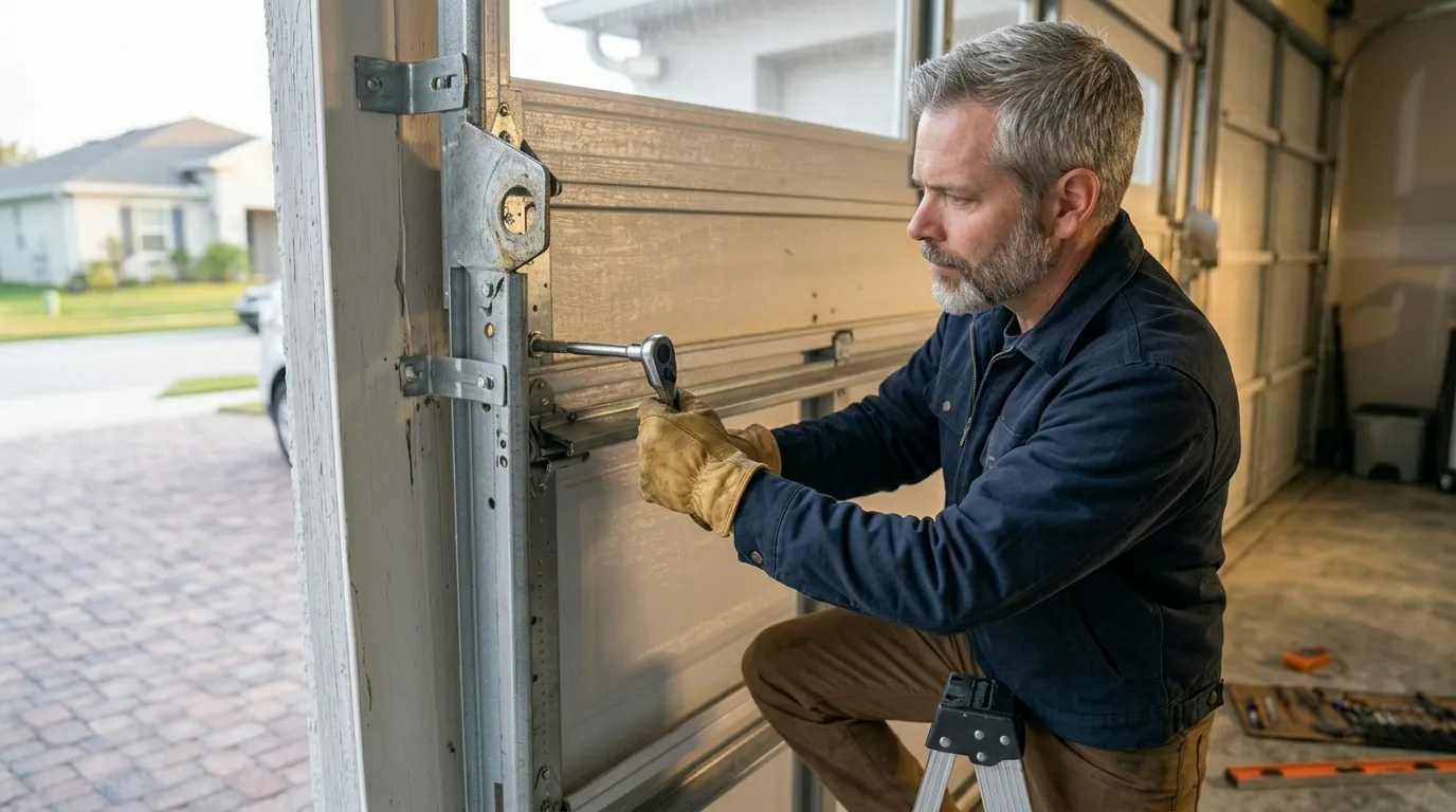 Repaired & tested - Humble garage door service