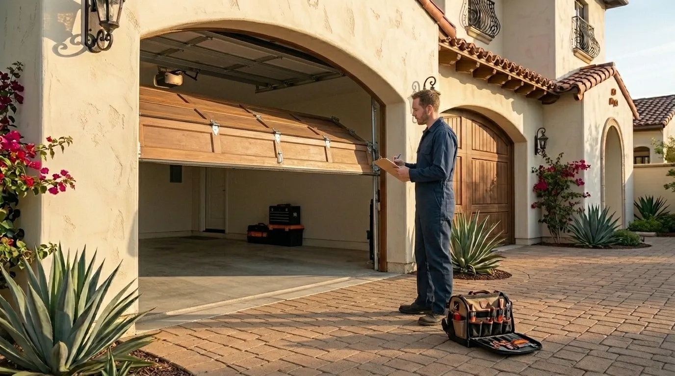 On-site diagnosis - Humble garage door service