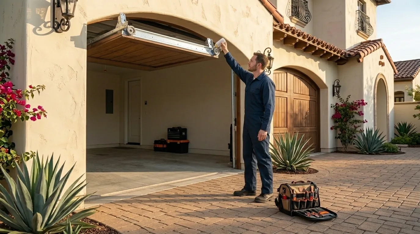 Humble garage door