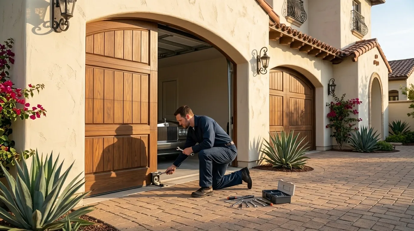 Humble garage door