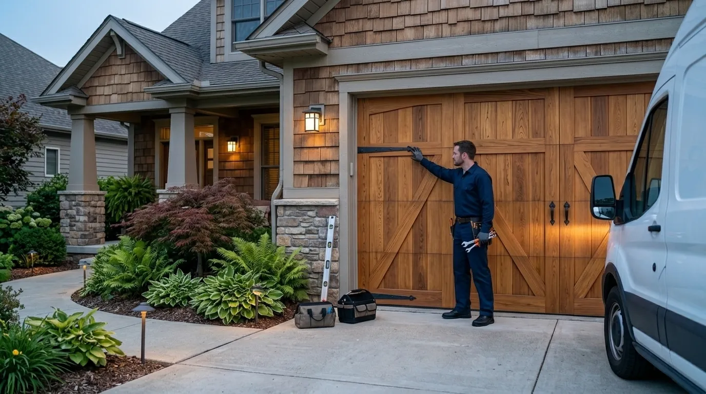 On-site diagnosis - Humble garage door service