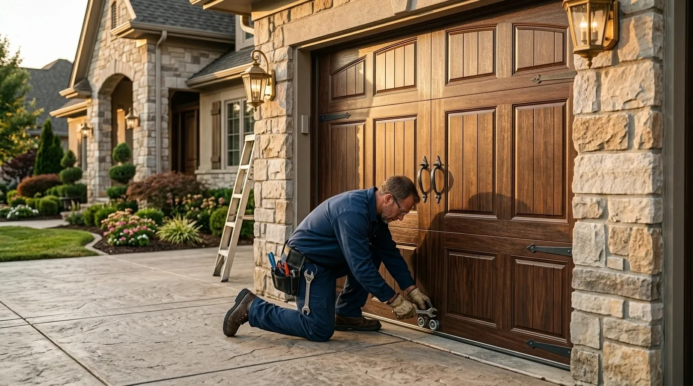 On-site diagnosis - Humble garage door service
