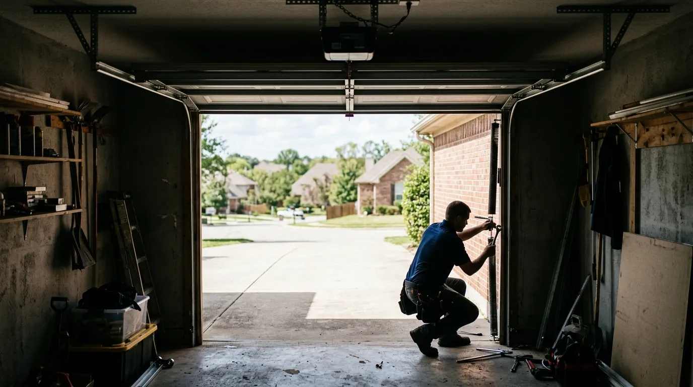On-site diagnosis - Humble garage door service