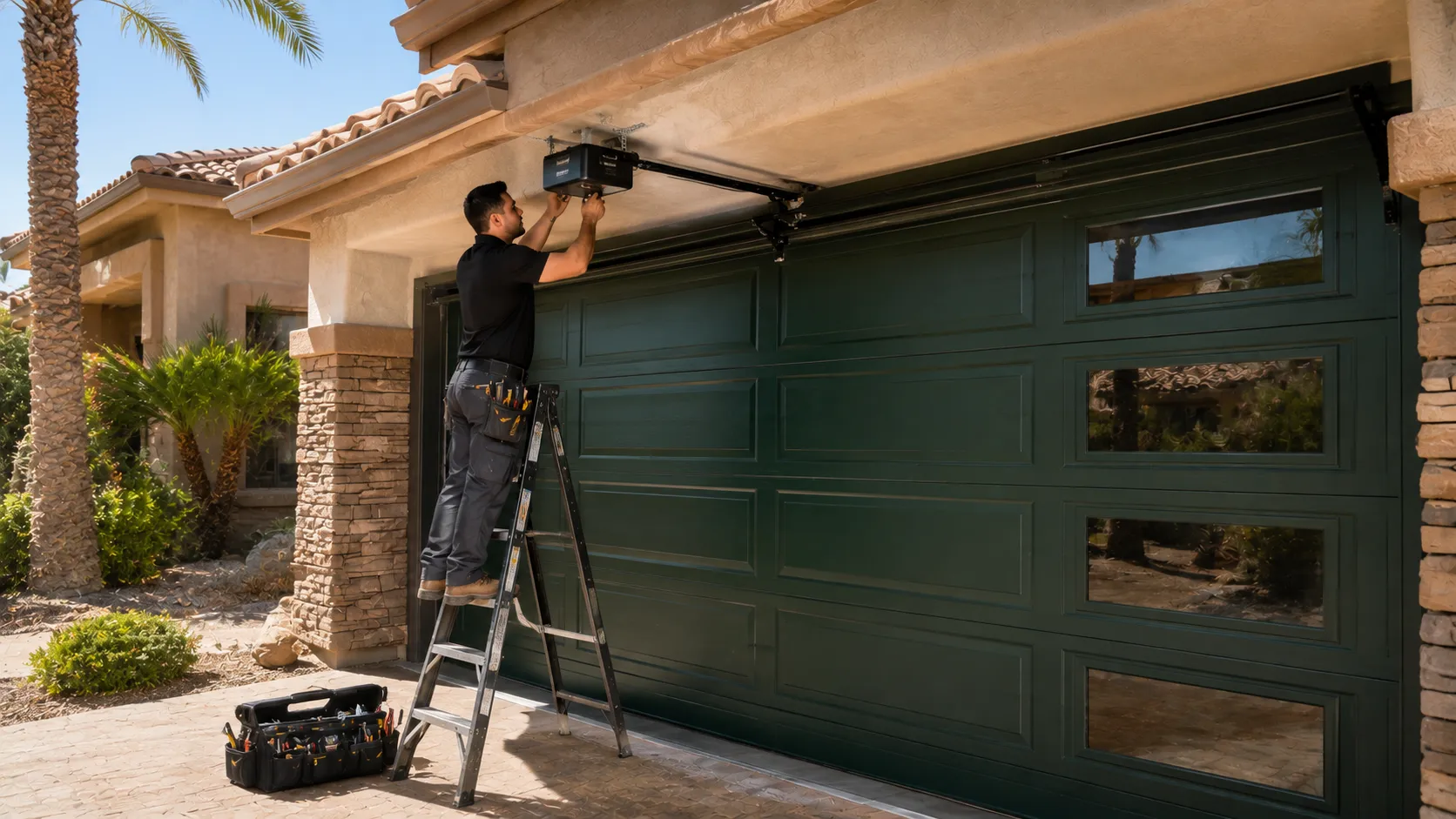 Tell us what’s wrong - Humble garage door service