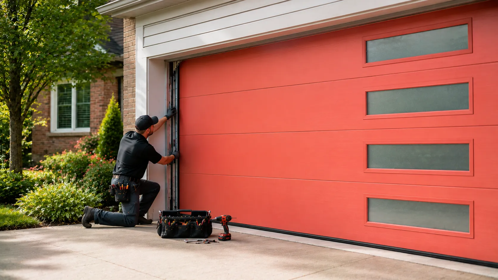 Residential garage doors