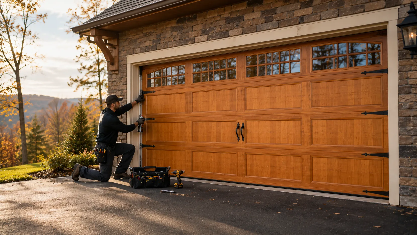 Tell us what’s wrong - Humble garage door service