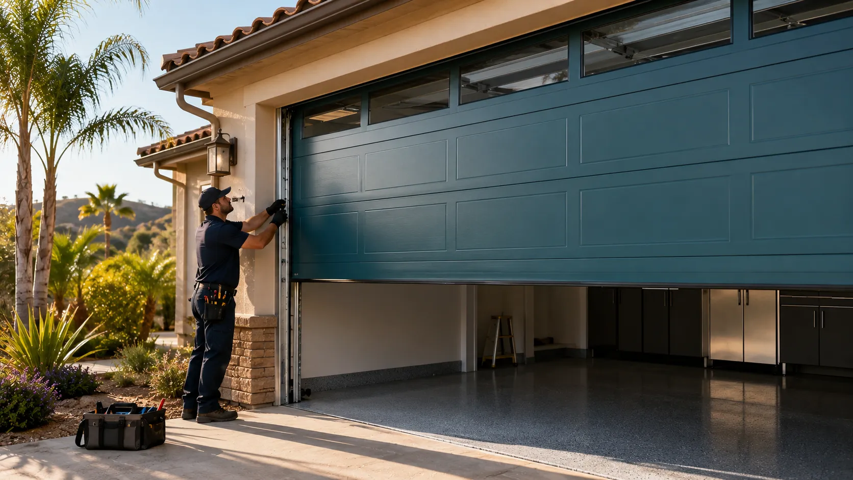Tell us what’s wrong - Humble garage door service
