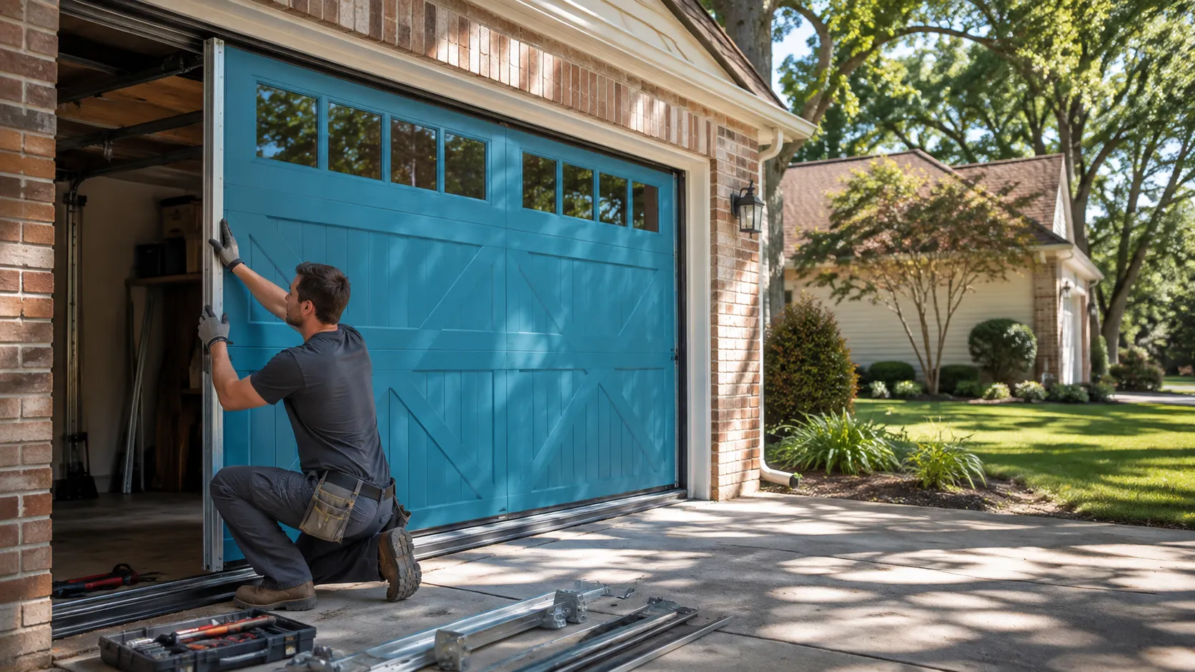Garage Door Work in Summerwood